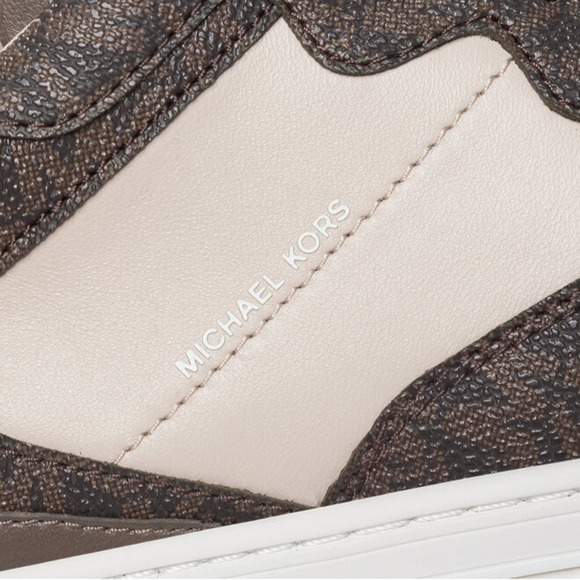 MICHAEL KORS MENS TENNIS SHOE Brown BAXTER LACE UP, 42F0BAFS3L Size 10 M main image 6
